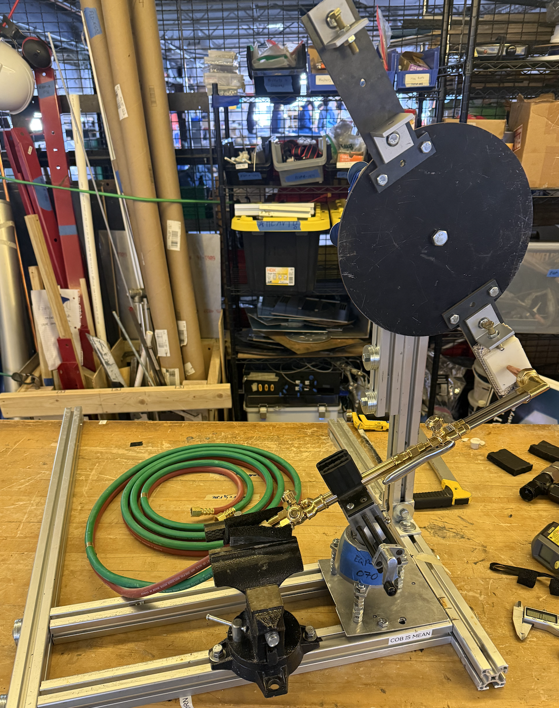 Ablative Material Testing Fixture