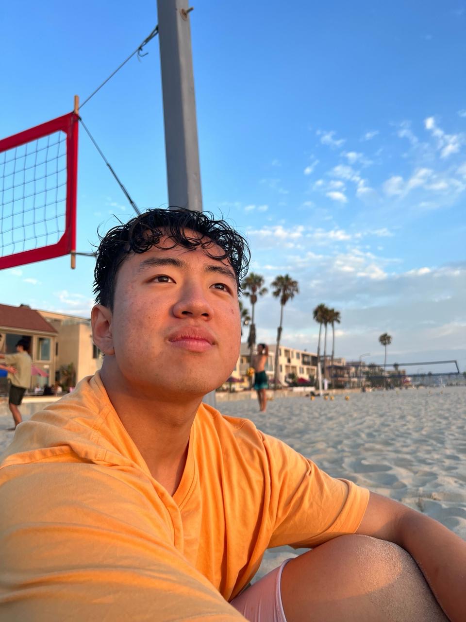 Jerich Lee at the beach
